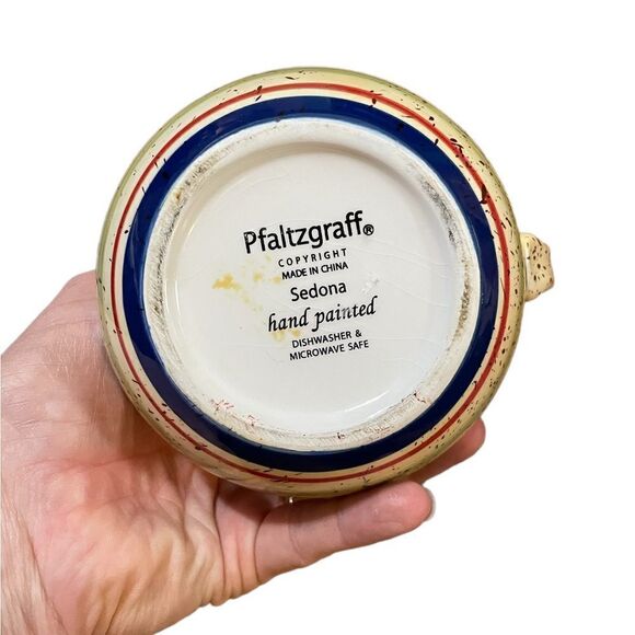 Pfaltzgraff SEDONA stonewear Creamer Pitcher Multicolor Speckle southwest - Picture 6 of 10